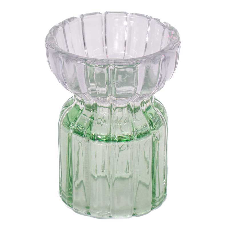 Sass & Belle Green & Blue Glass Tealight Holder
